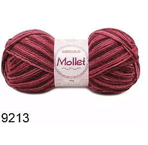 FIO MOLLET CIRCULO COR 9213 MESCLA MALBEC 100 GR