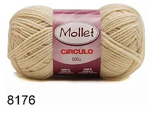 FIO MOLLET CIRCULO COR 8176 OFF WITTE 100 G