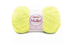 FIO MOLLET CIRCULO COR 0325 AMARELO CANDY 100 G