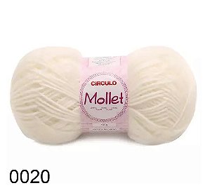 FIO MOLLET CIRCULO COR 020 NATURAL 100 G