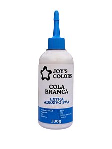 COLA BRANCA EXTRA PVA ADESIVO JOYS COLORS 100G