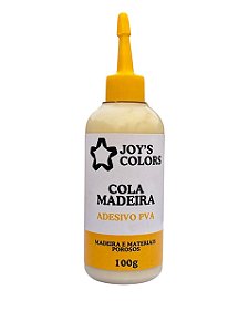 COLA MADEIRA PVA ADESIVO JOYS COLORS 100G