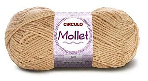 FIO MOLLET CIRCULO COR 7650 AMÊNDOA 100 GR