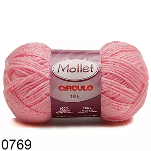 FIO MOLLET CIRCULO COR 0769 CHICLETE 100 GR