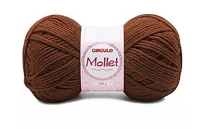 FIO MOLLET CIRCULO COR 0850 CASTANHO 100 GR