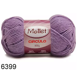 FIO MOLLET CIRCULO COR 6399 AZALEIA 100 GR