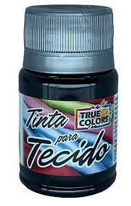 TINTA TECIDO COR 1100-PRETO 37 ML TRUE COLORS
