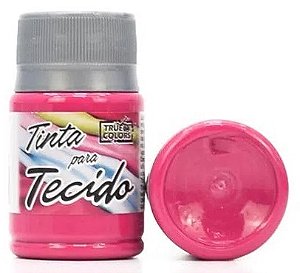 TINTA TECIDO COR 1141-ROSA DÁLIA 37 ML TRUE COLORS