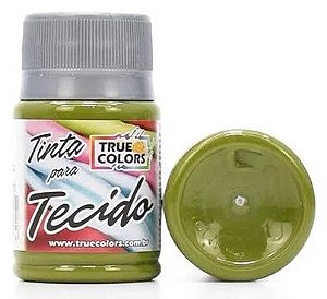 TINTA TECIDO COR 1204-VERDE OLIVA 37 ML TRUE COLORS
