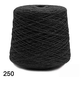 BARBANTE EUROROMA FIO 8 1 KG COR 250 PRETO 762 MTS