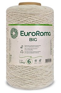 BARBANTE EUROROMA BIG CONE FIO 6 1,800 KG COR CRU 1830 MTS
