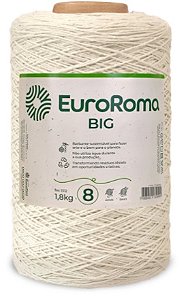 BARBANTE EUROROMA BIG CONE FIO 8 1,800 KG COR CRU 1373 MTS