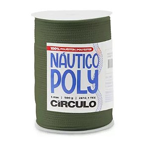 FIO NÁUTICO POLY 5MM COR 5368 MILITAR 500G COM 182 MTS