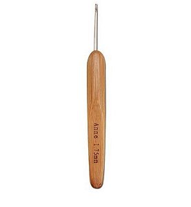 AGULHA CROCHE BARROCO CABO MADEIRA 1,75mm ANNE