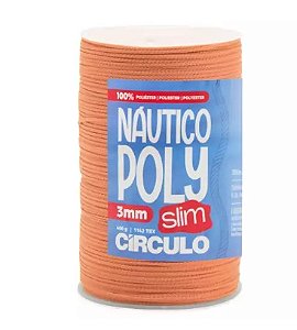 FIO NÁUTICO POLY SLIM 3MM COR 4224 PEACH FUZZ 400G COM 350 MTS
