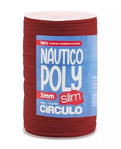 FIO NÁUTICO POLY SLIM 3MM COR 4177 ROOIBOS 400G COM 350 MTS
