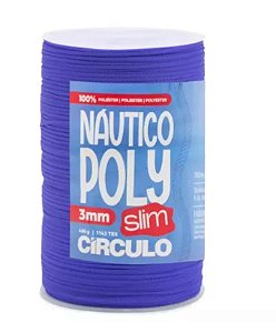 FIO NÁUTICO POLY SLIM 3MM COR 2762 JACARANDÁ 400G COM 350 MTS