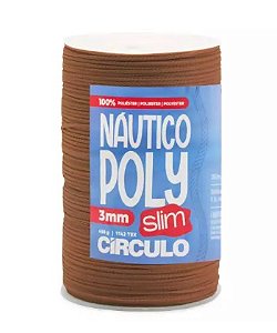 FIO NÁUTICO POLY SLIM 3MM COR 7087 BOMBOM 400G COM 350 MTS
