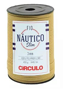 FIO NÁUTICO SLIM CÍRCULO 3MM COR 7625 CASTANHA