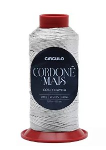 FIO CORDONÊ MAIS CÍRCULO COR 8108 PRATA RADIANTE 140 MTS