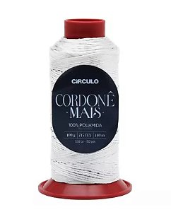 FIO CORDONÊ MAIS CÍRCULO COR 8001 BRANCO 140 MTS