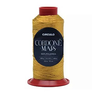FIO CORDONÊ MAIS CÍRCULO COR 7101 AMARELO DOURADO 140 MTS