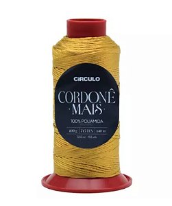 FIO CORDONÊ MAIS CÍRCULO COR 1013 CAPIM DOURADO 140 MTS