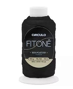 FIO FITONÊ CÍRCULO COR 8990 PRETO 100 GR 90 MTS