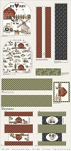 PROJETO MOCHILA INFANTIL FAZENDINHA REF FAZ011 FUXICOS E FRICOTES