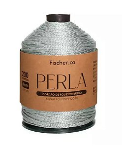 FIO PERLA 4MM 200 MTS COR 90000 PRATA