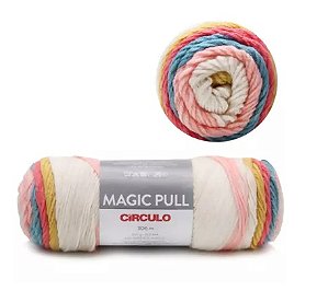 FIO MAGIC PULL 306 MTS CIRCULO COR 9026 MESCLA AQUARELA