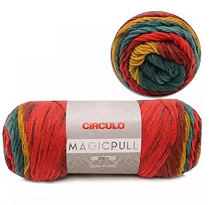 FIO MAGIC PULL 306 MTS CIRCULO COR 8654 MESCLA LAPIS DE COR