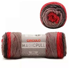 FIO MAGIC PULL 306 MTS CIRCULO COR 8685 MESCLA TANGO