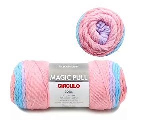 FIO MAGIC PULL 306 MTS CIRCULO COR 8265 MESCLA EFEITO LAVANDA