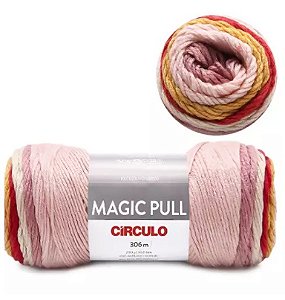 FIO MAGIC PULL 200 GR COR 9928 MESCLA AMOR DE OURO