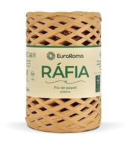 FIO DE RÁFIA PAPEL PLANO 100 MTS 50GR COR 1110 BEGE