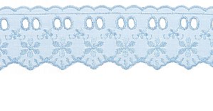 BORDADO PASSA FITA MISTO PP021 COR 010 AZUL 5CM 13,7 MTS ARTEPUNTO