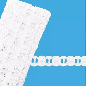 PASSA FITA REF PP016 COR 001 BRANCO 2CM 13,7 METROS MISTO