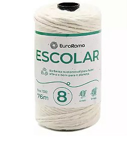 BARBANTE EUROROMA ESCOLAR FIO 8 CRU 76 MTS