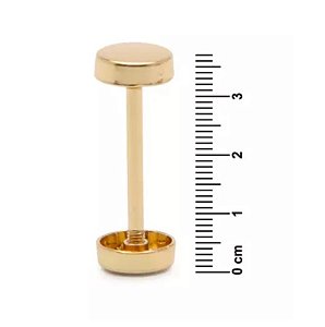 REGULADOR DE METAL 37MM REF 474436 COR 20 DOURADO 6 UNID