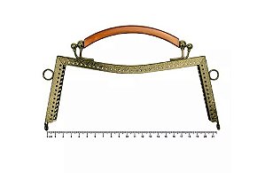 FECHO DA VOVÓ RETRÔ ALÇA CURVA 13X22 CM COR 30 BRONZE REF 487244