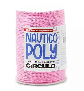 FIO NÁUTICO POLY 5MM COR 6016 FRESIA CÍRCULO 500G COM 182 MTS