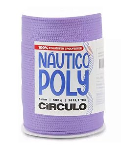 FIO NÁUTICO POLY 5MM COR 6750 AROMA DE ROSAS CÍRCULO 500G COM 182 MTS