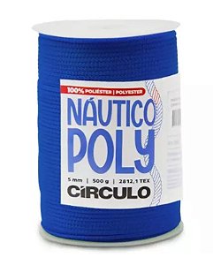 FIO NÁUTICO POLY 5MM COR 2829 AZUL BIC 500G COM 182 MTS