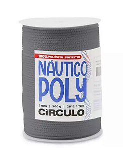 FIO NÁUTICO POLY 5MM COR 8214 ALUMINIO 500G COM 182 MTS
