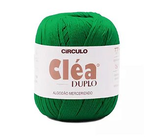 FIO CLÉA DUPLO COR 5767 VERDE BANDEIRA 150 GR 508 MTS CÍRCULO
