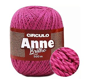 CIRCULO ANNE BRILHO COR 6092 ROSA FUCSIA 500 M