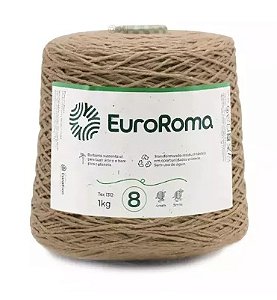 BARBANTE EUROROMA FIO 8 1 KG COR 1110 BEGE