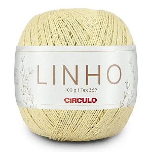 FIO LINHO 100 GR COR 1042 BAUNILHA CÍRCULO