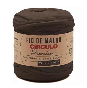 FIO DE MALHA PREMIUM 25MM CÍRCULO 140 MTS COR 7562 CARVALHO